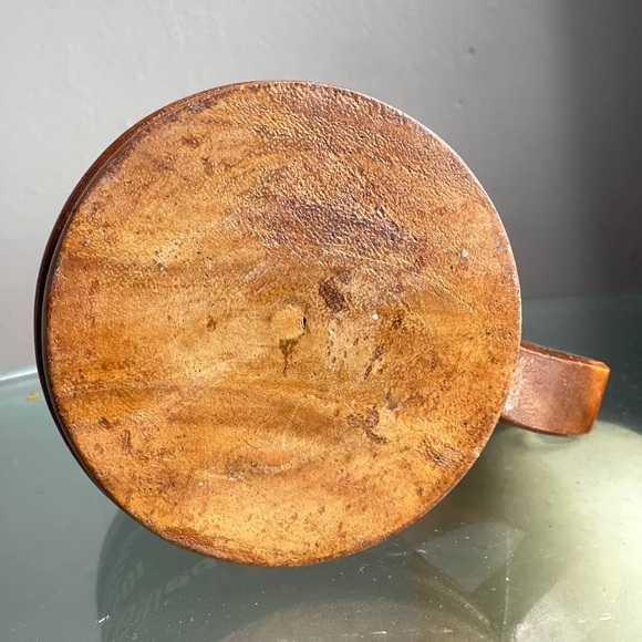 San Miguel Beer Since 1890 Philippines Handmade Wood Mug Stein 6" Vintage Vtg - Picture 4 of 4